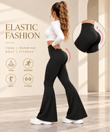 High Waisted Flare Leggings for Women – Tummy Control Yoga Leggings